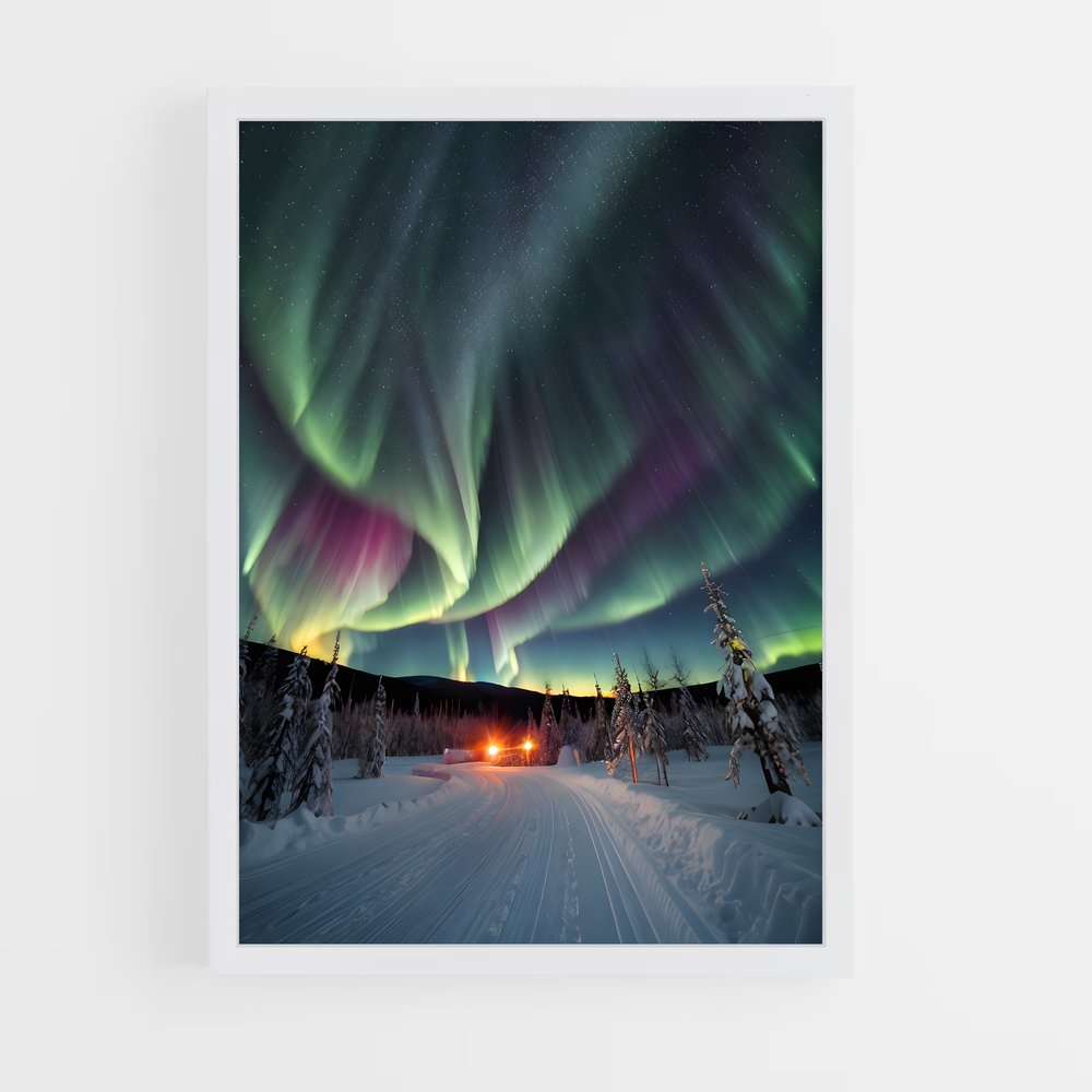 Poster Aurora australis éblouissante – affiche Univers (vue 3)